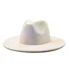 Bérets chapeaux pour femmes cravate teinture grand bord Panama hommes imprimer Hip Hop rue danseur Cowboy Cowgirl Fedora chapeau Sombreros De Mujer