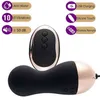 Anal Toys Wireless Remote Control Vibrator Adult Sex Toy Mighty Bullet Vbrating Egg Produkt för kvinnor Kegel Erotic Massage 0930