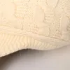 Berretti Linea di capelli caldi in cashmere europeo e americano Berretto Figura 8 Cappello twist Berretto lavorato a maglia da donna autunno inverno