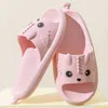 Cartoon Cute Pantofole Donna Summer Beach Outdoor Flat Home Indoor Antiscivolo Pantofole con fondo spesso per ragazza Sandali per bambini J220716