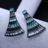 Boucles d'oreilles Ranos multicolore Boho géométrique cristal pierre noir plaqué Brincos Fr Wpmen bijoux de mode EFX0031352