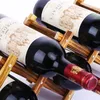 Tabletop Wine Racks Creative Collapsible Home Decorating Practical Living Room Cabinet Display Solid Wood Production 221121