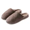 Men Slippers Slippers Floor Shoes Slipon Hairy Plush Flat Home Autumn Winter Keep Warm Indoor Bedroom Antislip Soft