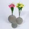 Fleurs décoratives 3 pièces boules de fleurs en mousse florale humide pour la décoration de mariage de jardin