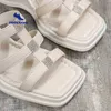 High Heels Casual Shoes Black Sandals Woman Shoes Sandal Slippers Thick Bottom Ladies Leisure Summer Wedges J220716 Slippers