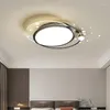 Chandeliers Gold/Black Modern Chandelier For Livingroom Bedroom Decoration Home Led Starry Sky Lighting