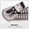 Classic Retro Men Women Belts Moda Pu Diamond Pin Pin Fivele Business Casual CisentAband 2.8 cm Marca de designer punk cinto