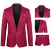 Ternos masculinos Blazers Classic Type de manga longa Blazer formal Botão de lapela de botão 221121