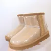Australia Classic Mini Boots Clear Kids uggi Scarpe Ragazze designer Jelly Toddler ug baby Bambini inverno Snow Boot kid gioventù sneaker wggs scarpa Natural 936f #