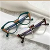 Solglasögon ramar nya modekattögonglasögon ram kvinnor tr90 anti blå ljus optisk dator transparenta glasögon damer glasögon glasögon t2201114