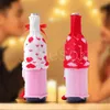 Valentine Day Wine Bottle Cover Faceless Doll Love Wine Bottle Bag Set Home Party Christmas Decorations DE943