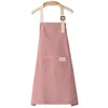 Unisex Kitchen Cooking Adjustable Apron Cotton Linen Adult Stripe Aprons With Pockets Household Cook Baking Cleaning Aprons BH7956 TQQ