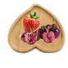 Assiettes plate-assiette servant en bois Snackwood Platte