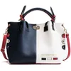 Дизайнерская сумка европейские американские сумки в стиле кожаные сумочки женщины 2022 Высококачественные повседневные женские тота -дизайнерские бренды сумки для плеча