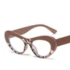 Sunglasses Frames Sexy Cat Eye Glasses Frames Women Oversized Clear Decorative Glasses Vintage Optical Spectacles Eyeglasses Eyewear T2201114