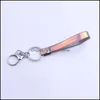 Party Favor Laser Magic Color PU Cordon Lanyard Porte-clés Sangles de cou pour sac de voiture USB Caméra Pendentif Hang Rope Mobile Phone Strap Drop Dhpax