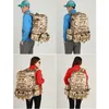 Wholesale Outdoor Waterproof Hiking Survival Bag Black Tactical Backpack