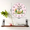 Zegar ścienny wielkanocny i jajeczny zegar w kratę do nowoczesnej dekoracji domowej nastolatek pokój żywy igły wiszący stół
