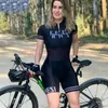Racing Sets One-piece Suit Triathlon Sport Bike Sexy Tight Thin Short Sleeve Running Swimsuit Add Fat Increase Custom