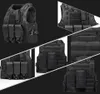 Coletes masculinos USMC Airsoft Tactical Molle Combat Assault Plate 7 Cores CS Caça ao ar livre Caça 221121