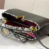 27 cm klep handtas Lady Handtassen vrouwen crossebody messenger tassen schoudertassen munt portemonnee granulaire koe echte lederen slanggreep verwijderbare riem ontwerper handtas