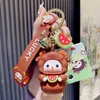 Keychains Cartoon Lamb Epoxy Resin Keychain Fashion Trend Car Cute Bag Pendant Couple Boy Girl Gift T220909 T220909