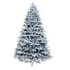 Decorazioni natalizie 2022 270cm Alta qualità neve artificiale addensata floccaggio albero PVC PE ibrido regalo automatico