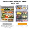 Storage Bottles Drawer Type Refrigerator Organizer Box Home Kitchen Fridge Food Fruit Keep Fresh Storge Containers Organize Sets