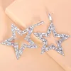 Kolczyki Dangle Fashion Multicolor Rhinestones Star for Women Girl Girl Daily Wear Dance Party Kolczyka