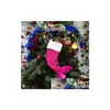 Decorazioni natalizie 18 Bambini Sirena Paillettes Calza di Natale Sacco Babbo Natale Regali di Natale Drop Delivery Giardino domestico Festa festosa Suppli Dhqvf