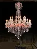 Chandeliers Grand French Large High Ceiling Chandelier Crystal Droplight For Living Room Foyer El Decor Led Light Stair Lamp