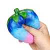 Fidget Sishy Toys Shape de frutas kawaii personalizada para PU Sponge Stress Relester Strawberry Toy Slow Rising Ball D87