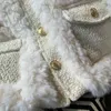 Mujeres Mezclas Xiaoxiang abrigo de lana de cordero mujer s otoño e invierno elegante versión coreana versátil del viento perezoso de un solo pecho ca 221119