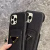 iPhone 15 14 13 12 11 Pro Max Black Leather Mobile Back Shell 15PRO 15PLUS 15PROMAX 14PRO 14PROAX 13PRO XR 7 8 PLUE CARD HOLDER