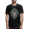 Męskie koszulki Zeus Grawerowanie głowy Ozdoba Summer Tops Men T-shirt krótkie rękawie 3D nadrukowane streetwear bawełniany o-dół