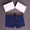 Sous-vêtements de luxe Designer Boxer Brief Shorts Hommes Vintage Sexy Sous-vêtements Casual Court Coton Tête Phase Underpanties T2LK