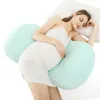 Mujeres embarazadas almohada U Tipo de embarazo Protegre la almohada de la cintura para la cintura Support del vientre Sounders307y