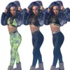 2024 Tasarımcı Marka Kadın Takipleri İki Parçalı Pantolon Set Seti Kolsuz Eşleştirmeler Tank Mahsul Üstler Tayt Tozlukları Yoga Takım Spor Giysileri Yaz Güz Güz Kıyafetleri 9011-6