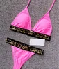 Sexy zweiteiliger Bikini für Frauen, Badeanzug, G-Buchstaben, modische Perspektive, Designer-Bademode