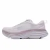 2023 TOP High QualityBoots Mens Hoka One Clifton 8 Running Shoes Bondi 8 Carbon X2 Mountain Spring Triple White Song Blue Real Teal Pink Juntos Sneakers Sports Women