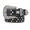 Designer B Belt Simon Belts For Women Men Shiny Diamond Belt Black On Blue White Multicolour With Bling Gift 2022205V