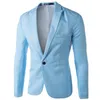 Costumes pour hommes Blazers marque blanc arrivée s Veste cintrée coréenne élégante Costume à bouton unique Costume Veste Homme 221121