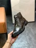 2023 man luxury designer men boots mens Ankle Boot Fashion Autumn winter high Heel short platform real leather booties -EE049