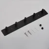 Ganci Binari Nero Accappatoio Bagno In acciaio inox Porta asciugamani Cappello Appendiabiti a parete Appendiabiti Hardware 221121