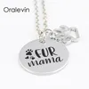 FUR MAMA Inspirational Hand Stamped Engraved Accessories custom Charms Custom Pendant Necklace for Women Gift Diy Jewelry 10Pcs Lo3096563