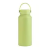 1L 304 Aço inoxidável Esportes de água fosca garrafa de água portátil Esportes ao ar livre Isolada Isolada Viagem Garrafas de frasco de vácuo