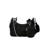 حقائب مصممة نجم الإنترنت نفس النايلون ثلاثة في حقيبة واحدة Hobo Underarm Bag Strap Cross On Bag Bag top جودة جديدة