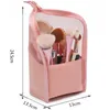 Sacs à cosmétiques cas 1 Pc support pour femmes clair fermeture éclair maquillage voyage femme porte-brosse organisateur toilette 221119