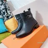 Dames schoenen designer laarzen woestijn boot pijl pijl echt lederen medaille grove niet-slip winterschoenmaat EU35-40