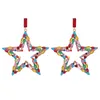 Kolczyki Dangle Fashion Multicolor Rhinestones Star for Women Girl Girl Daily Wear Dance Party Kolczyka